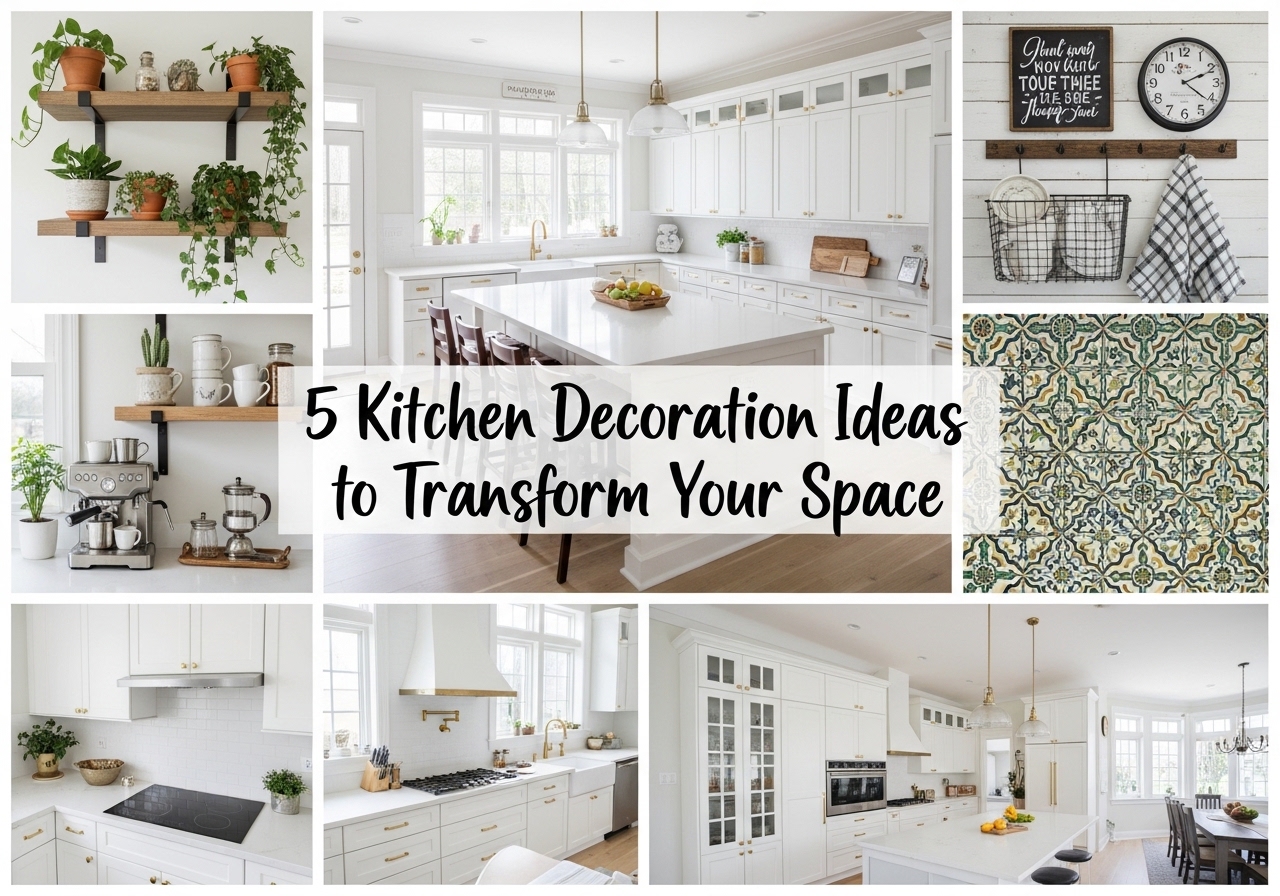 5 Kitchen Decoration Ideas to Transform Your Space