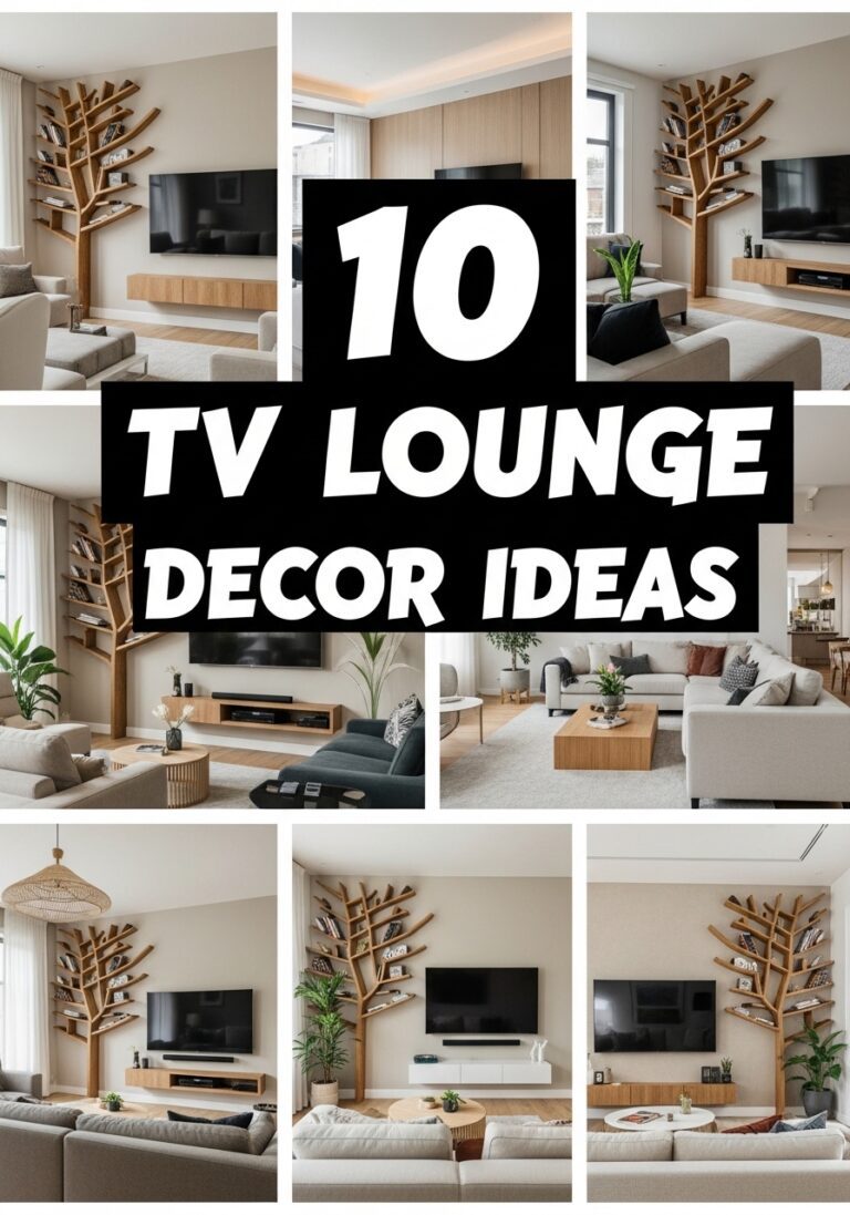10 TV Lounge Decor Ideas (Modern & Cozy USA Style)
