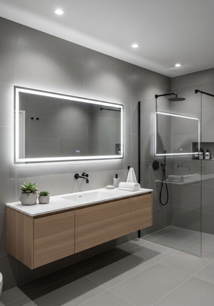 This is the modern USA bathroom