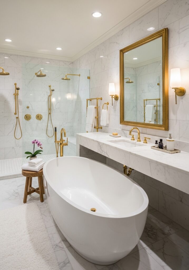 Small Luxury Bath tub Decoration