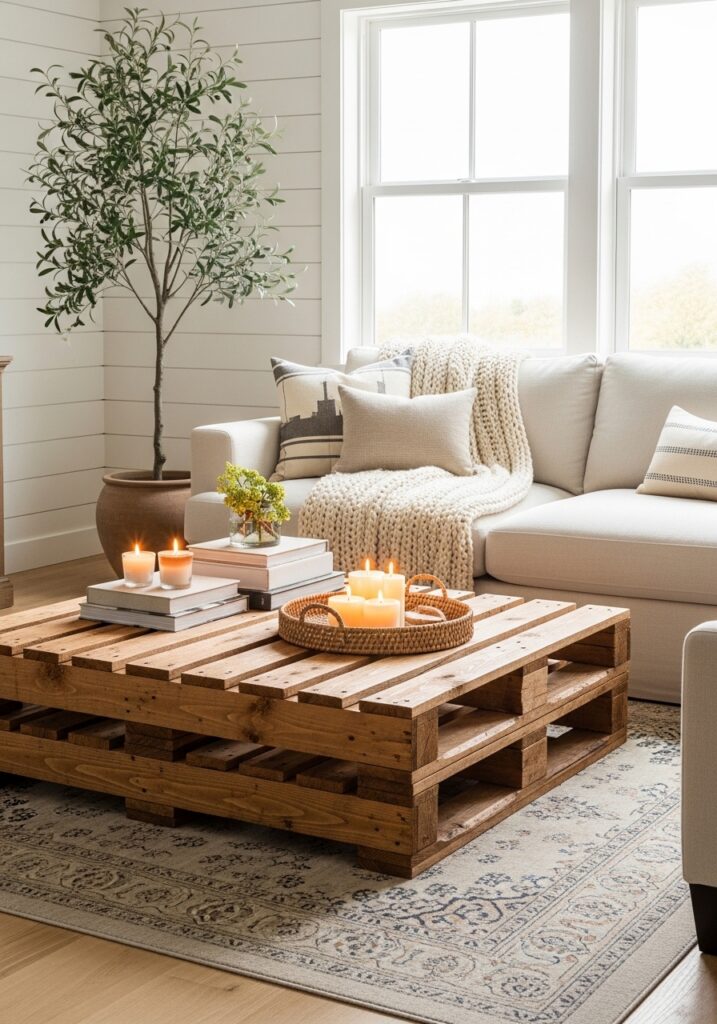 Living room decor ideas with coffee table USA
