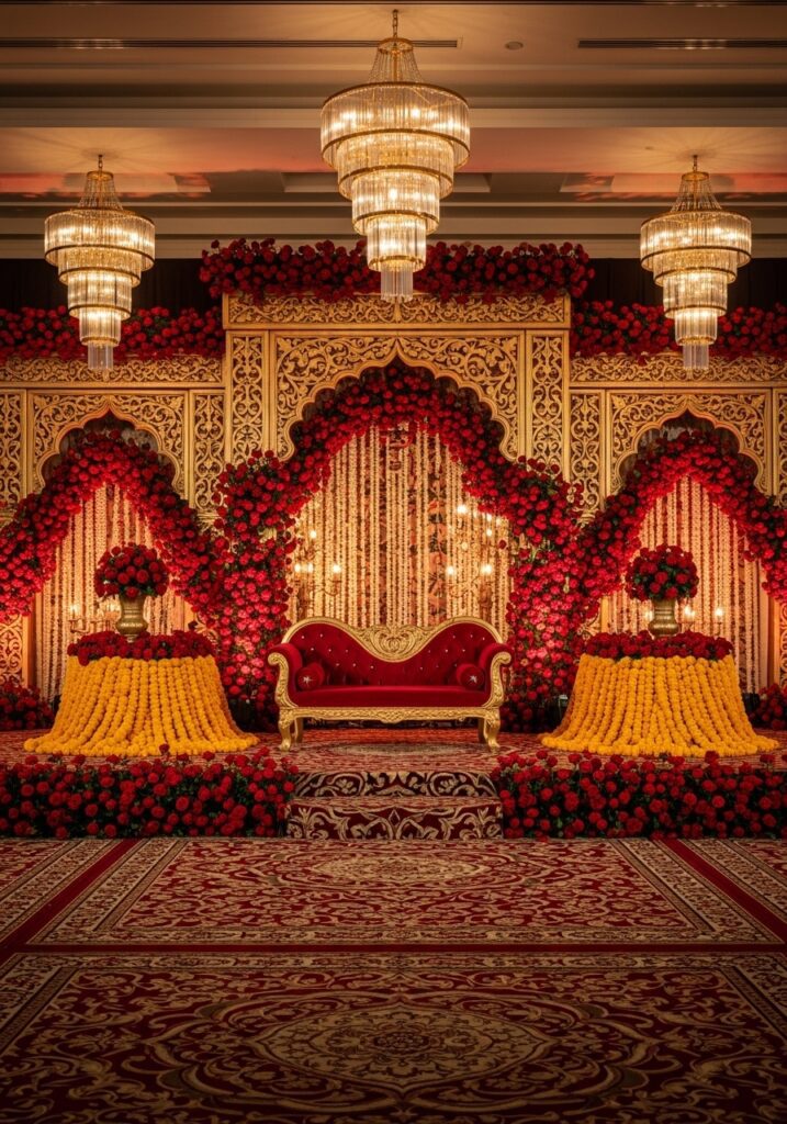 Cozy Decor of Wedding