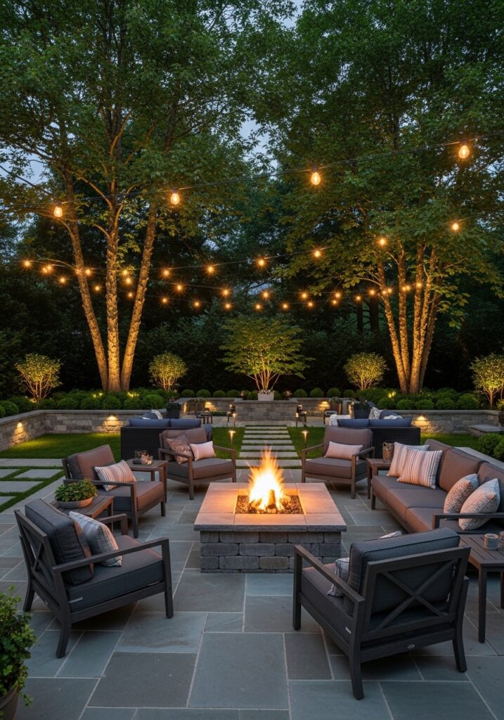 Backyard Garden Decoratiion withpatio seating