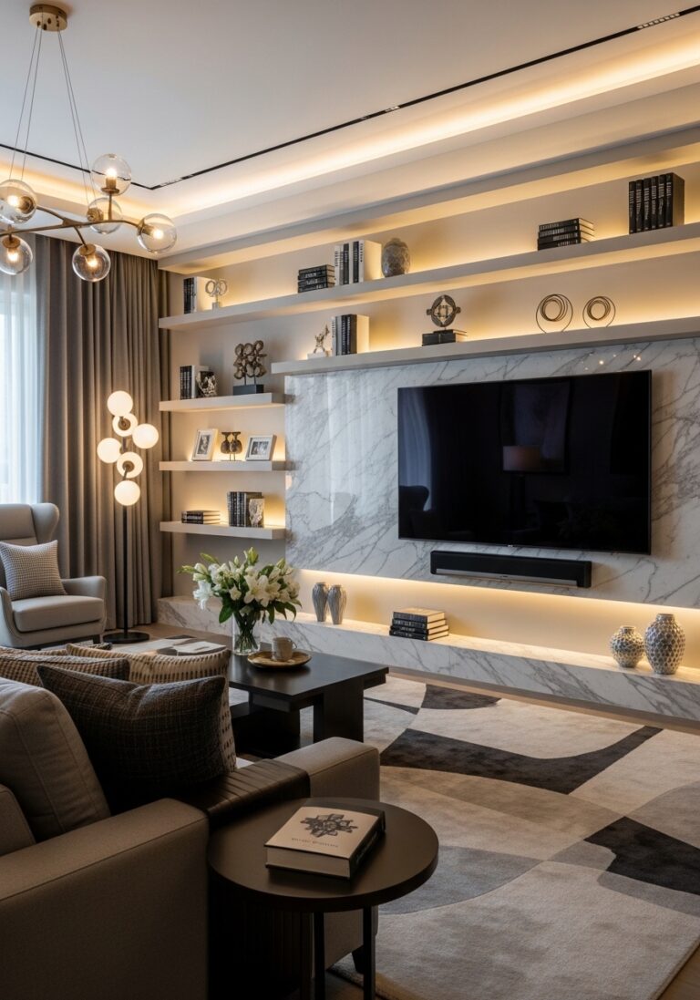 Stylish USA TV Launge Inspiration