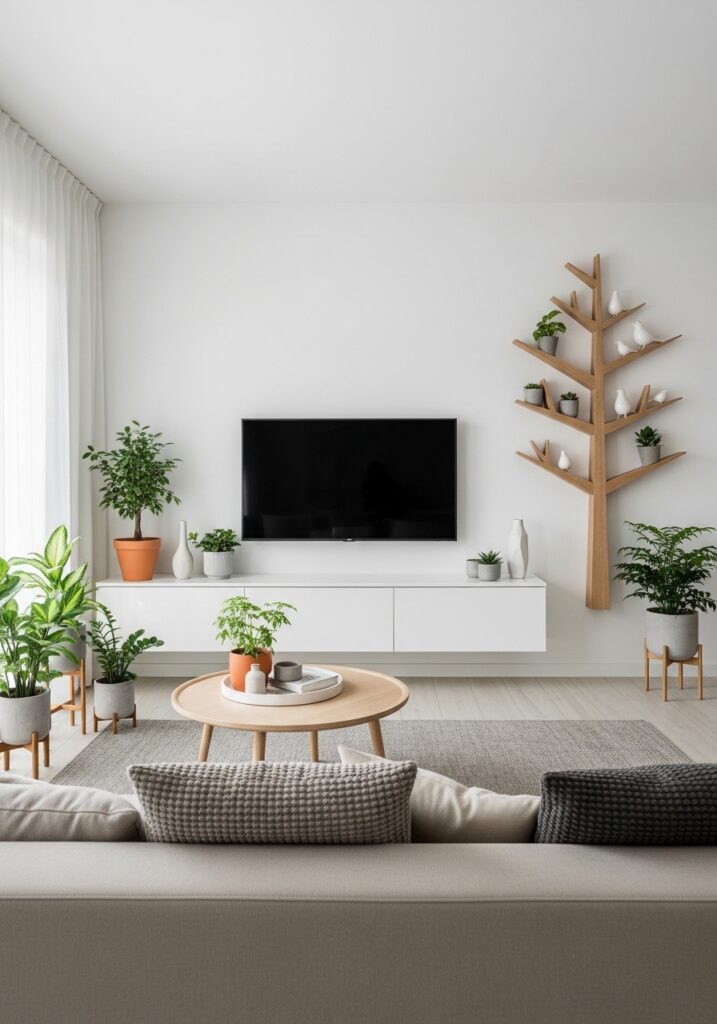 Simple TV Launge Decoration