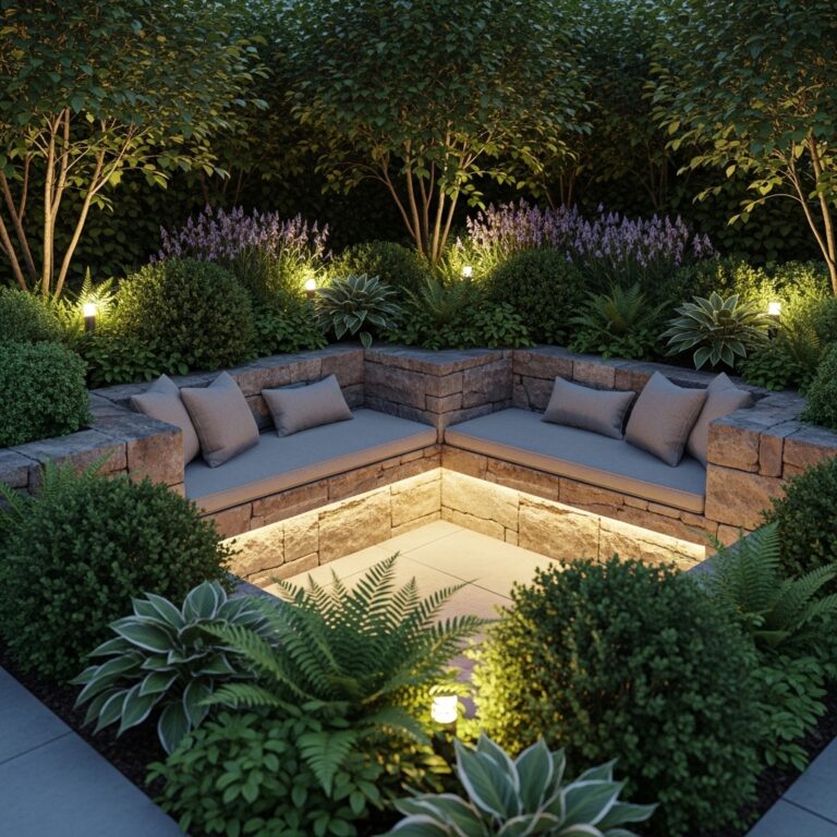 Sunken Seating Garden