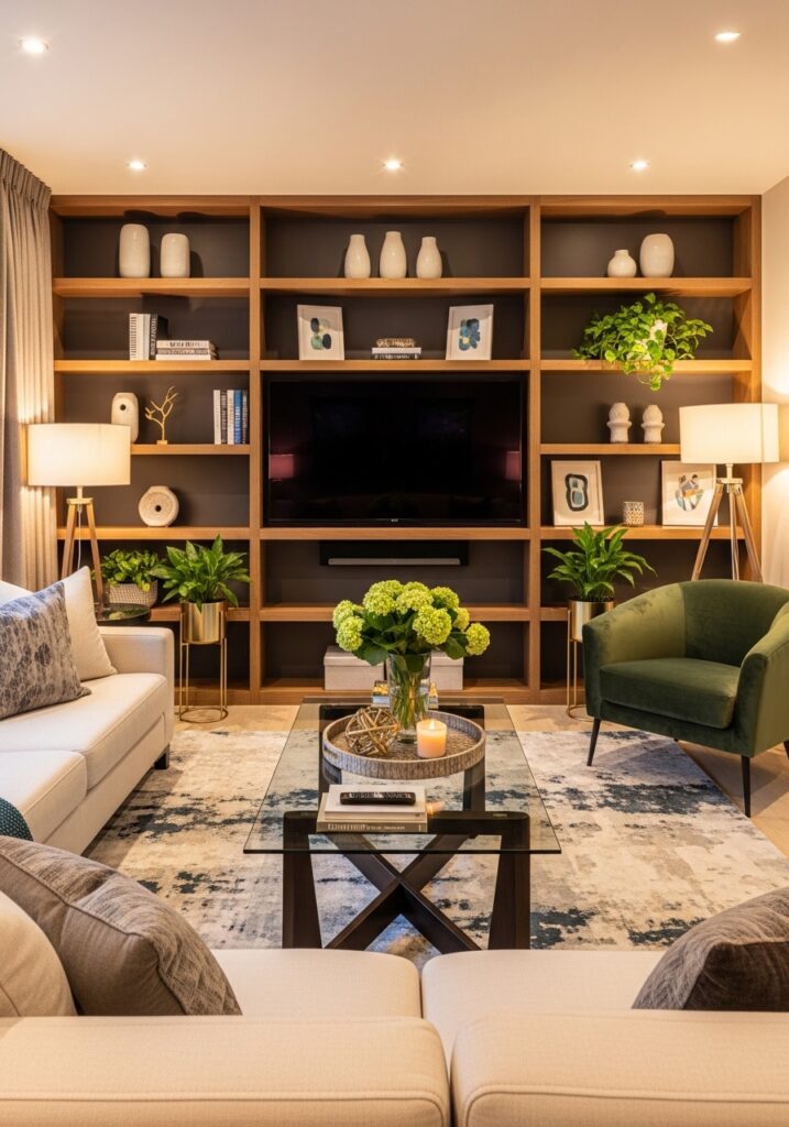 Modern Luxury TV decor ideas viral in USA