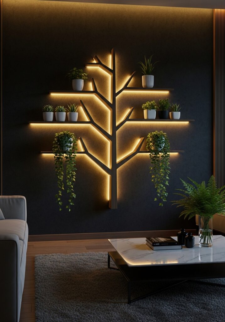 Small Tree decor With LED 2026 trendy