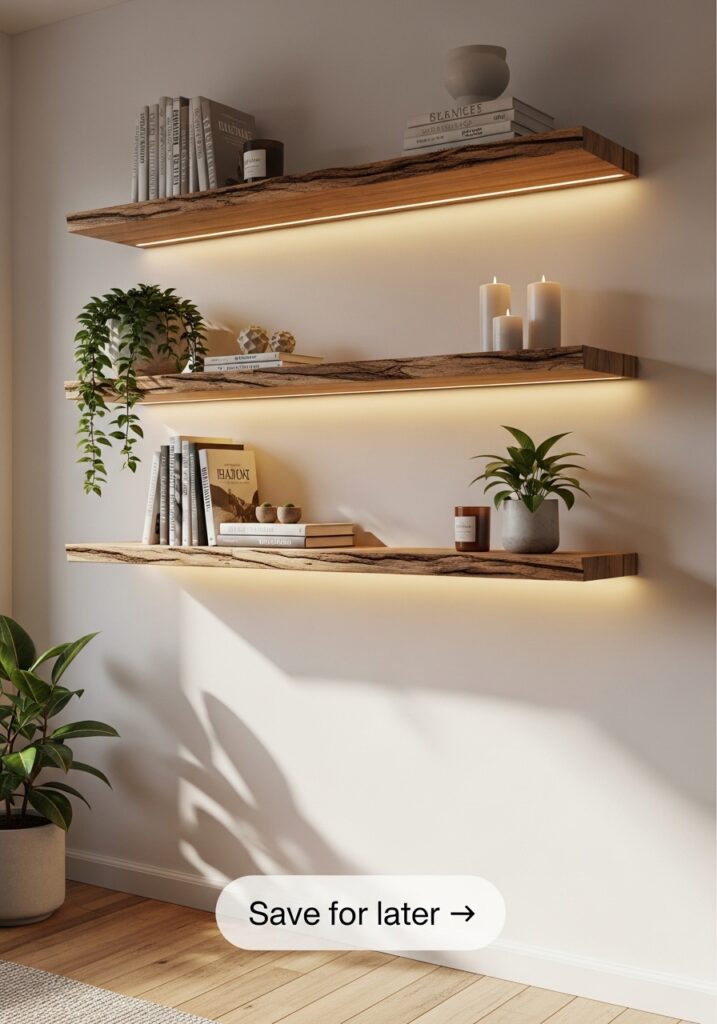 Wooden Wall Decor Ideas 2026 with LED