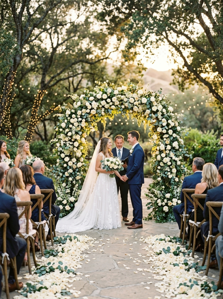 floral arch wedding decor ideas