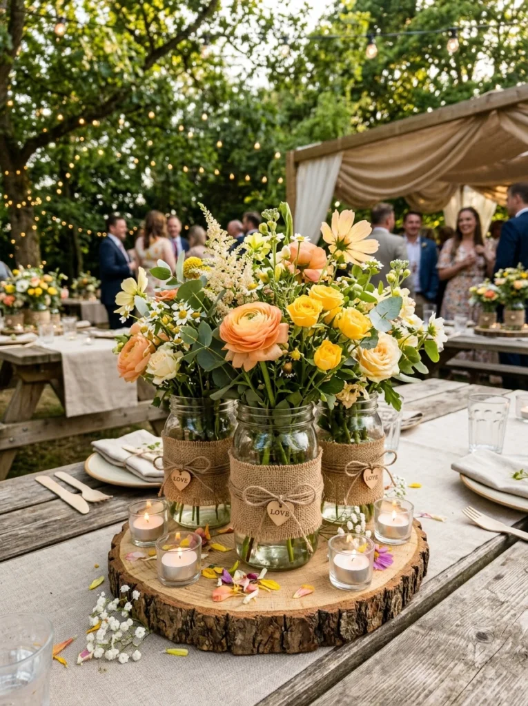 floral wedding centerpiece