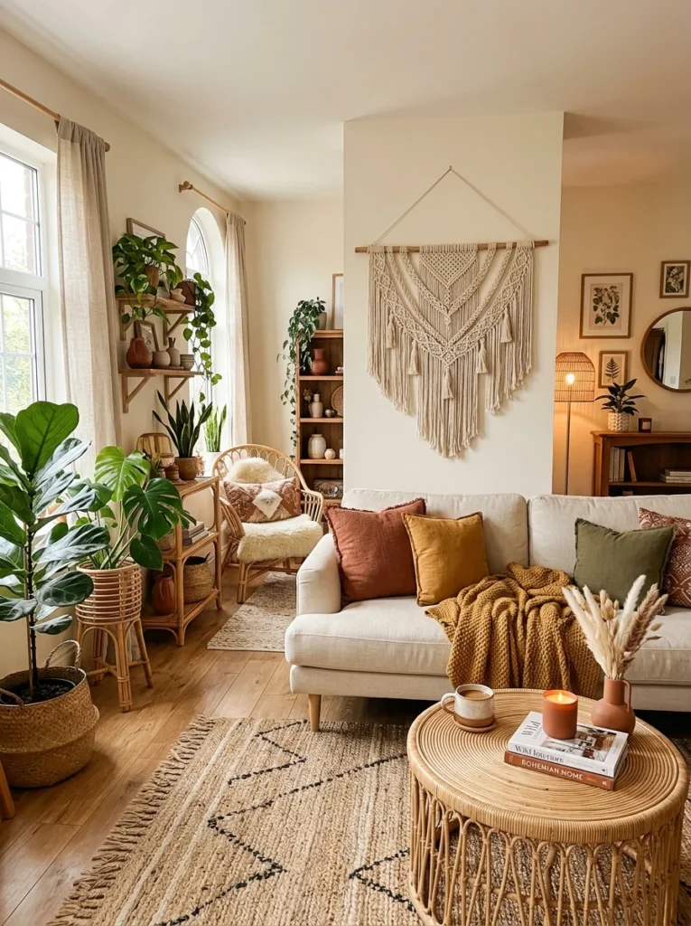 Boho living room decor ideas usa