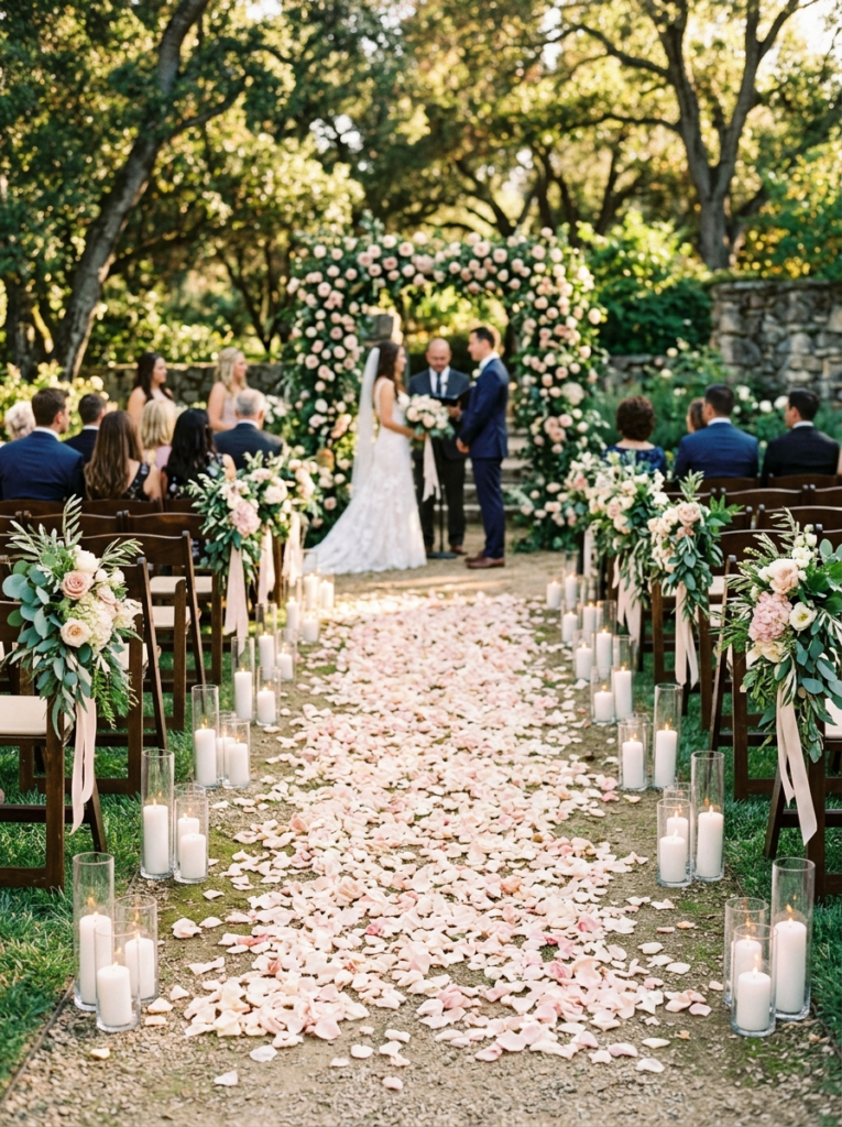 Arch floral wedding decor