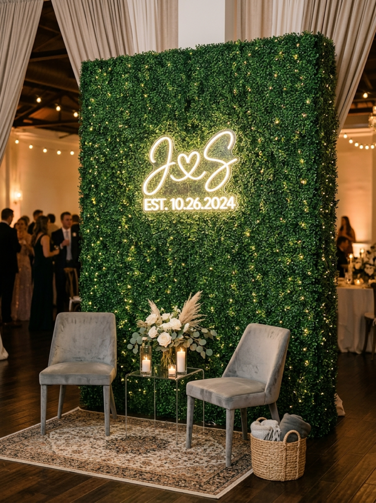 wedding reception decor ideas with lights acd candle
