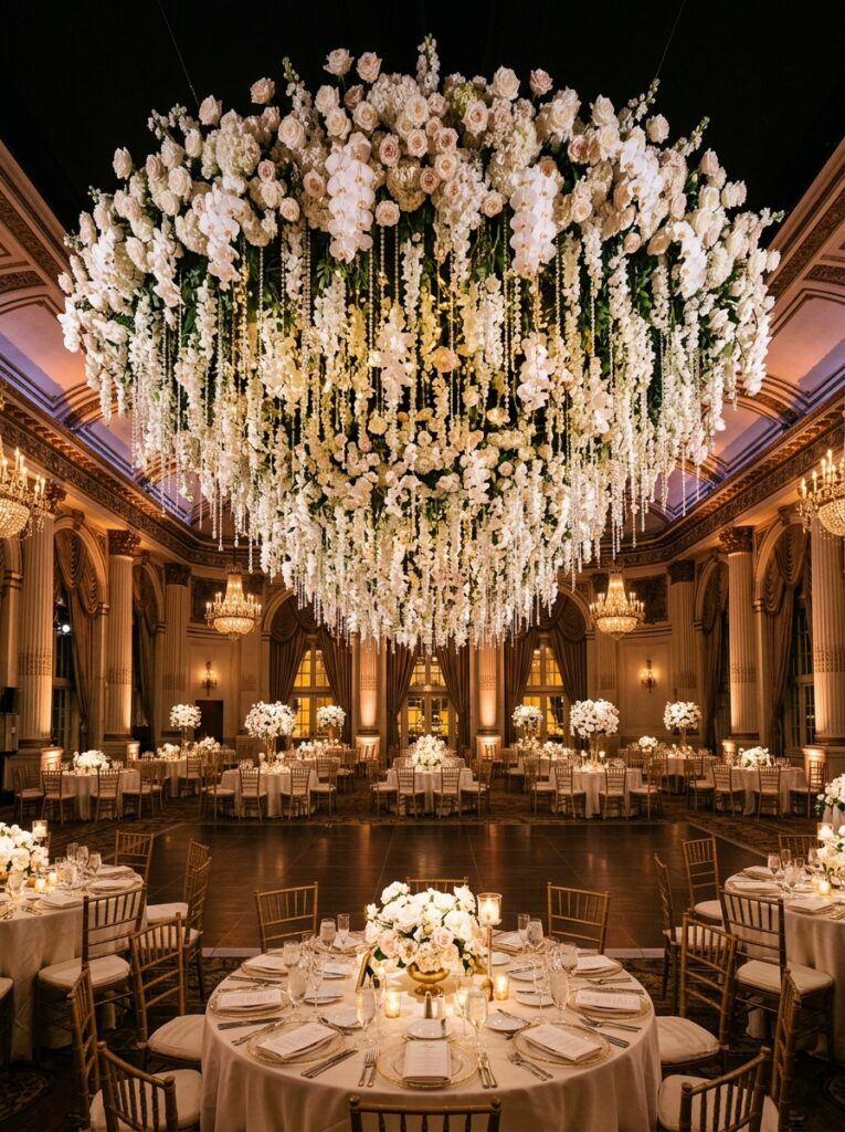 ceiling floral decoration luxury USA