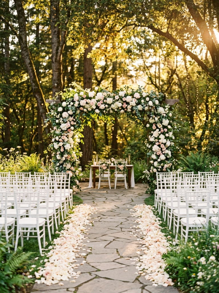 Wedding decor ideas USA couple