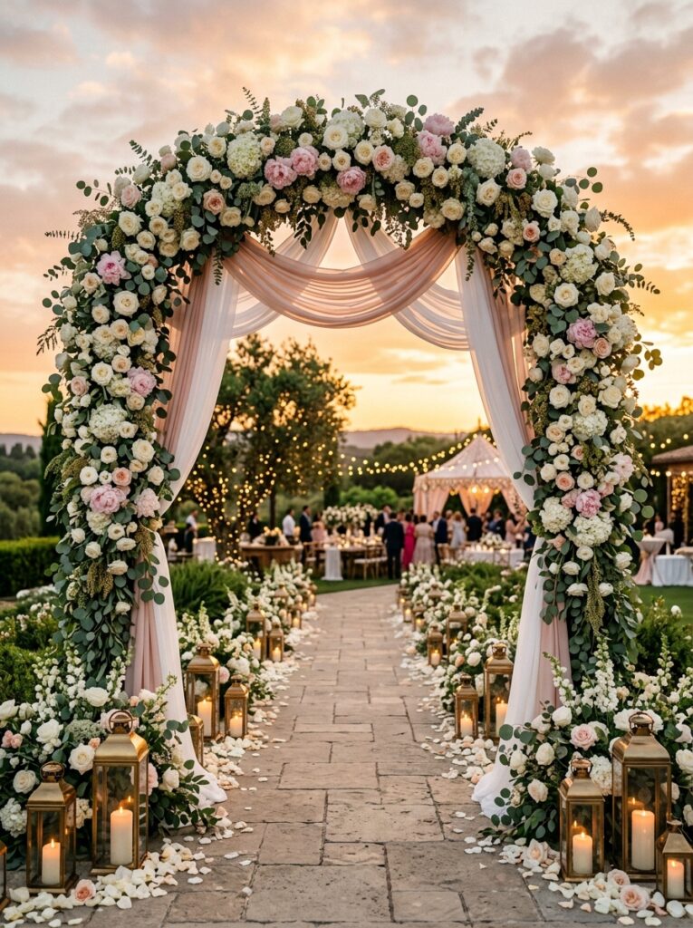 Weeding arch USA viral